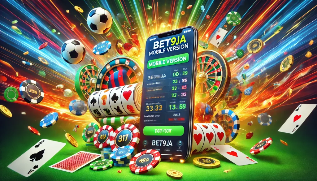 Overview of the Bet9ja mobile version of the platform